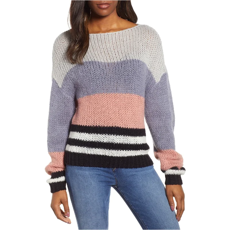 Lucky Brand Womens Bold Stripe Pullover Sweater