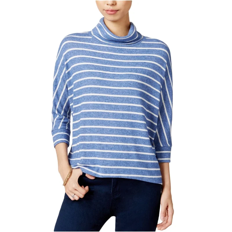 Maison Jules Womens Striped Pullover Sweater