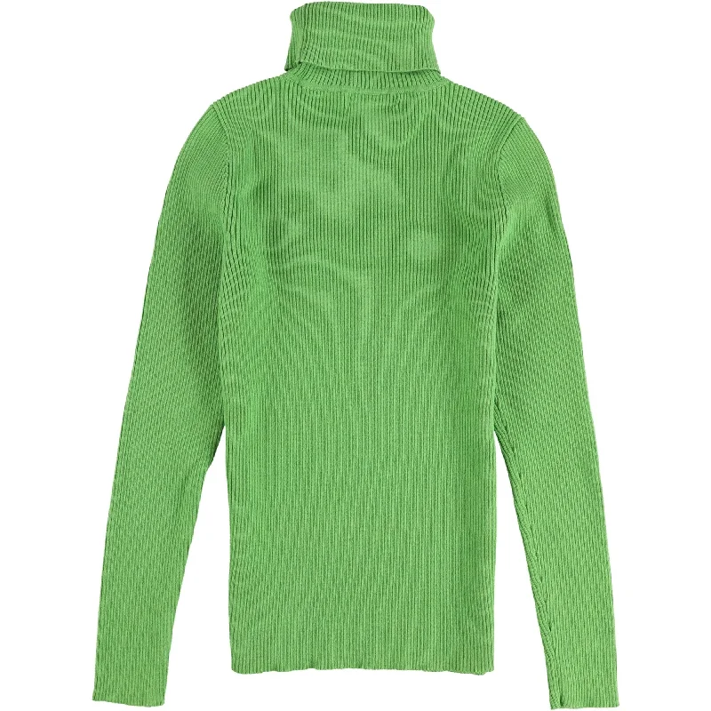 Ralph Lauren Womens Ribbed Turtleneck Pullover Sweater