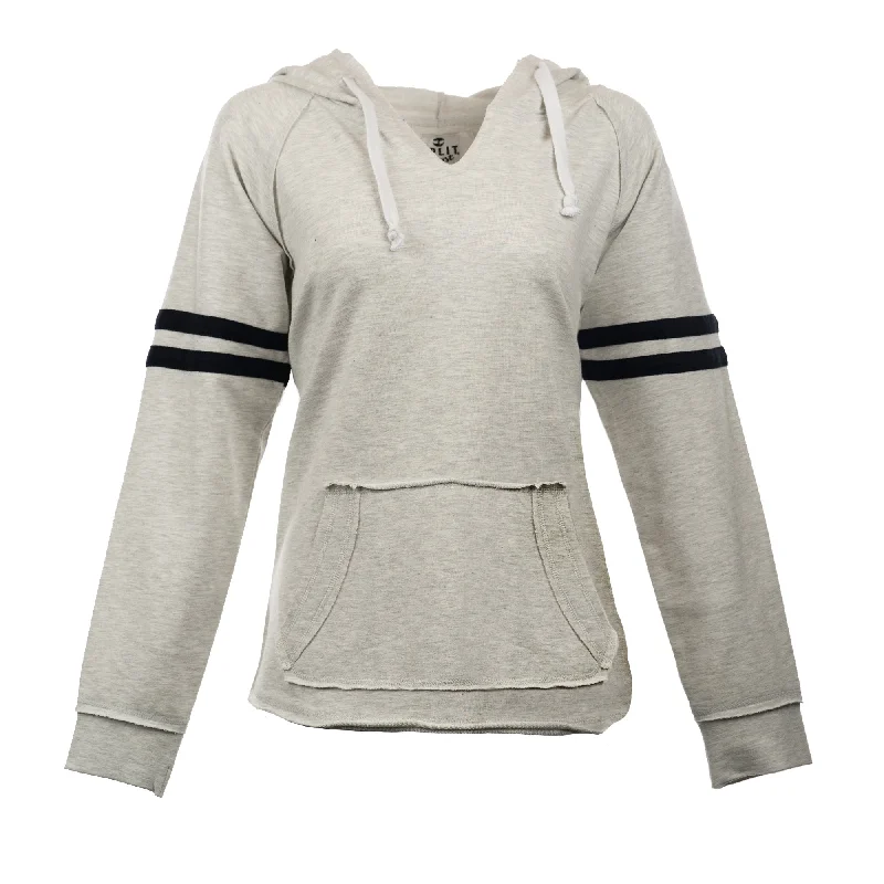 Split Coast Ladies Raw Edge Pullover