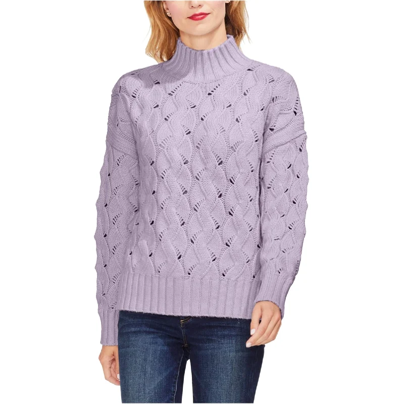 Vince Camuto Womens Open Knit Pullover Sweater