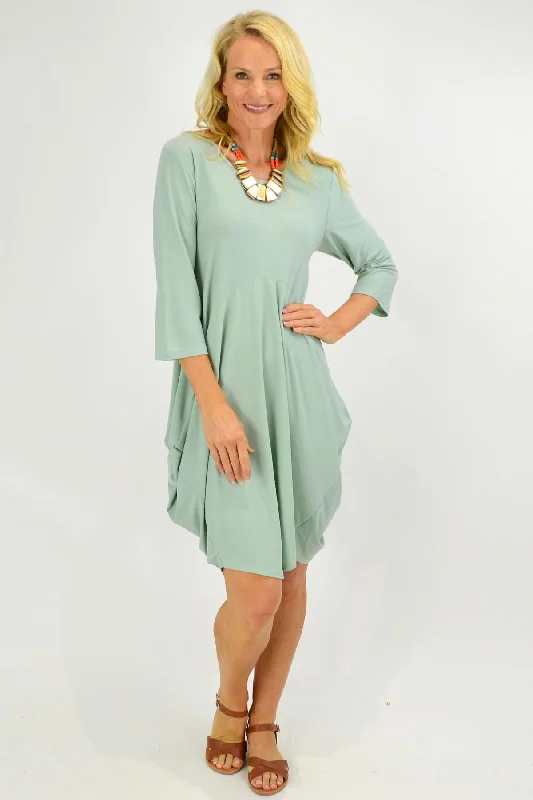 Moss Green Sophia Tunic Dress