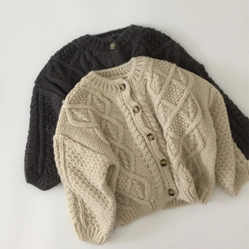 Single Breasted Wool Cardigans